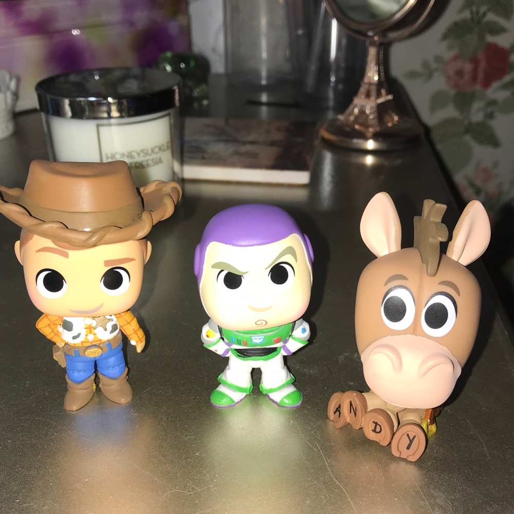 Woody, Bullseye + Buzz Mini Mystery Funko POP